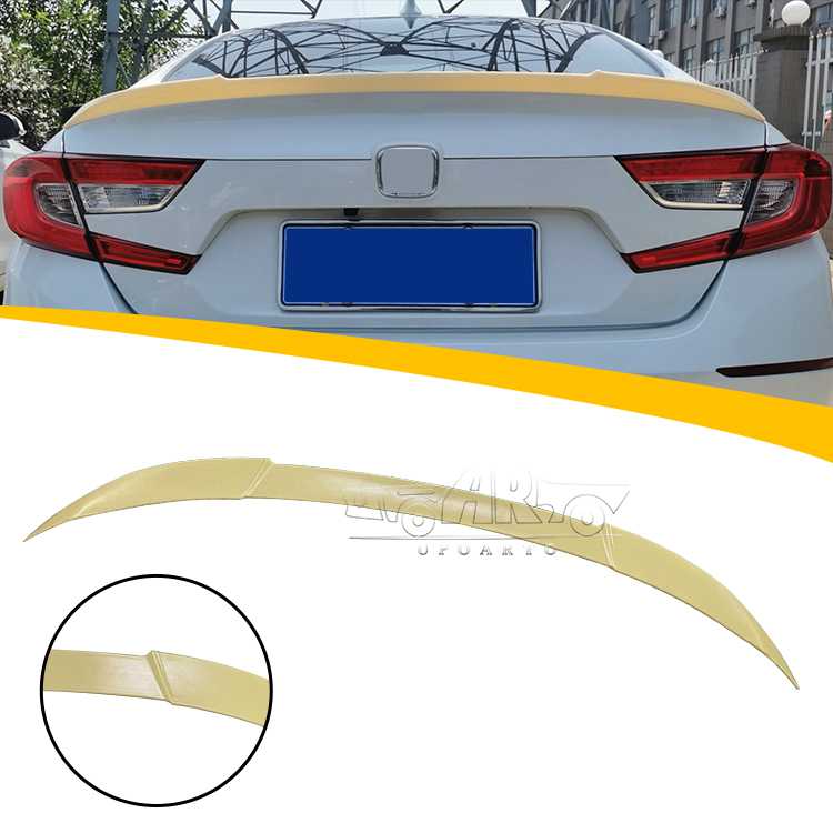 JDM V Type Rear Trunk Spoiler For 18-21 Honda Accord 10th Gen