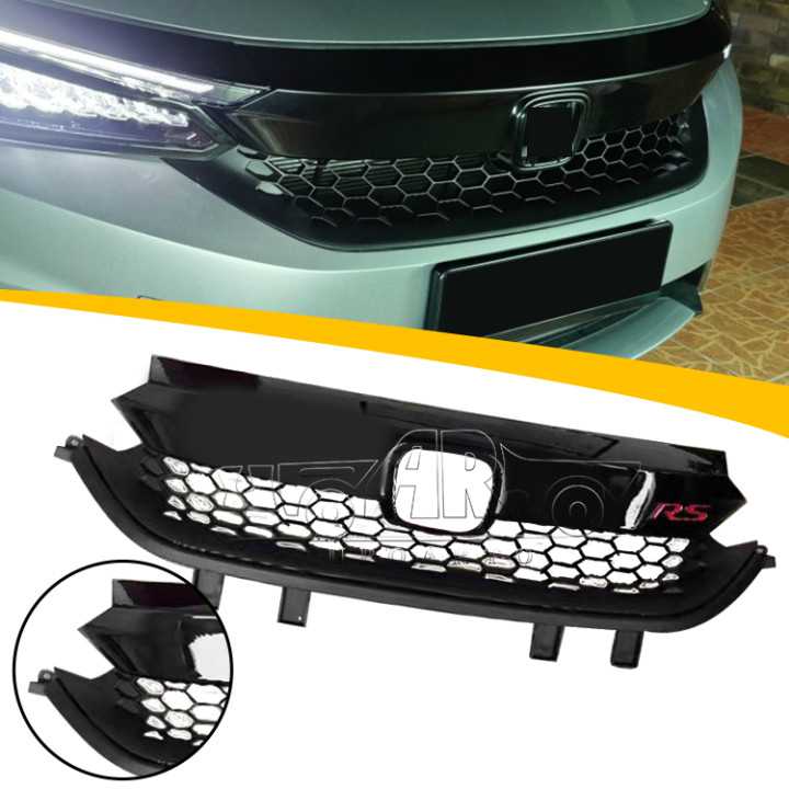 Front Grill And Front Lamp Eyebrow Trim For Honda City RS 2020