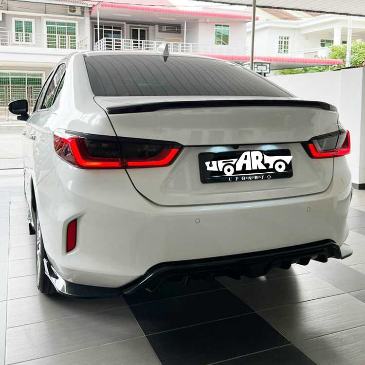 Honda City GN2 2020-2023 RS V2 Rear Bumper Lip With Brake Light
