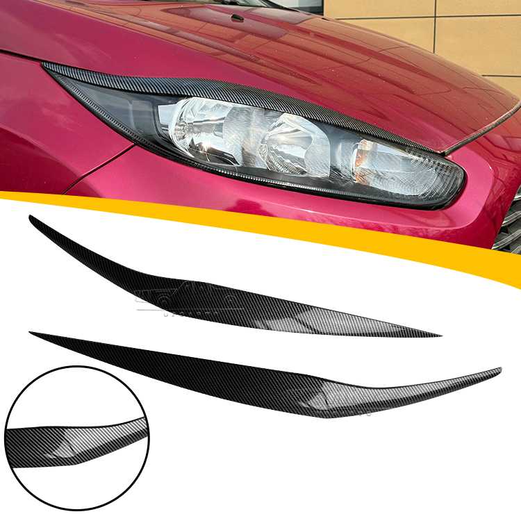 2013-2014 Ford Fiesta MK6.5 Hatchback Sedan Light Eyebrow Eyelid