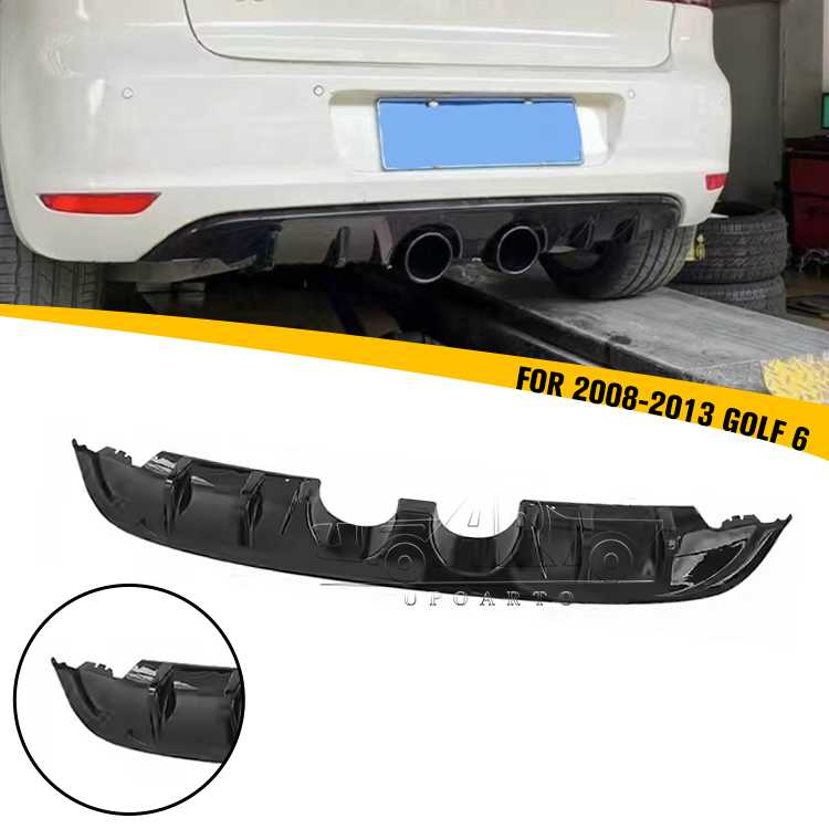 2008-2013 Golf 6 MK6 TSI Rear Lip Air Diffuser