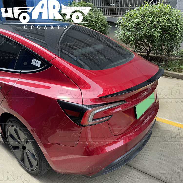 model 3 carbon fiber spoiler