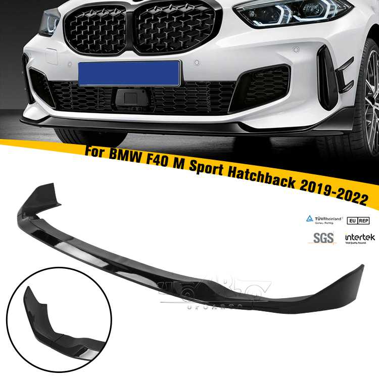 MP Style Front Lip Splitter For BMW 1 Series F40 2019-2022
