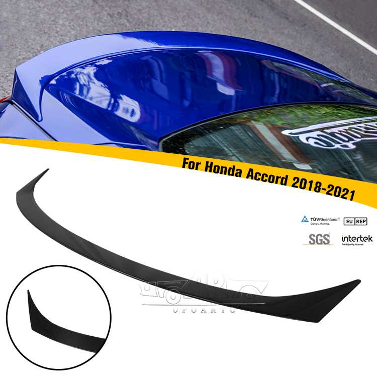 Duckbill Factory Style Rear Trunk Spoiler For Honda Accord 10th Gen 2018-2021