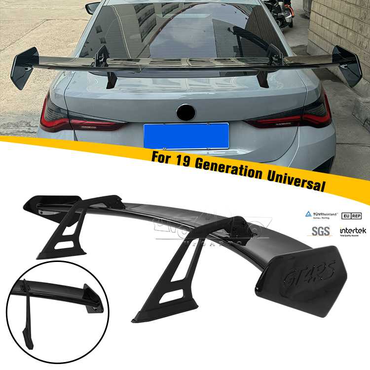 19 Generation Universal Rear Spoiler Sedan Car Swan Neck Wing