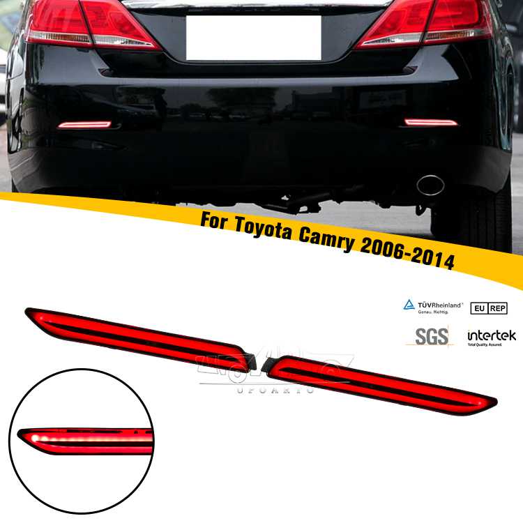 2006-2014 Toyota Camry XV40 Rear Bumper Brake Light Reflect