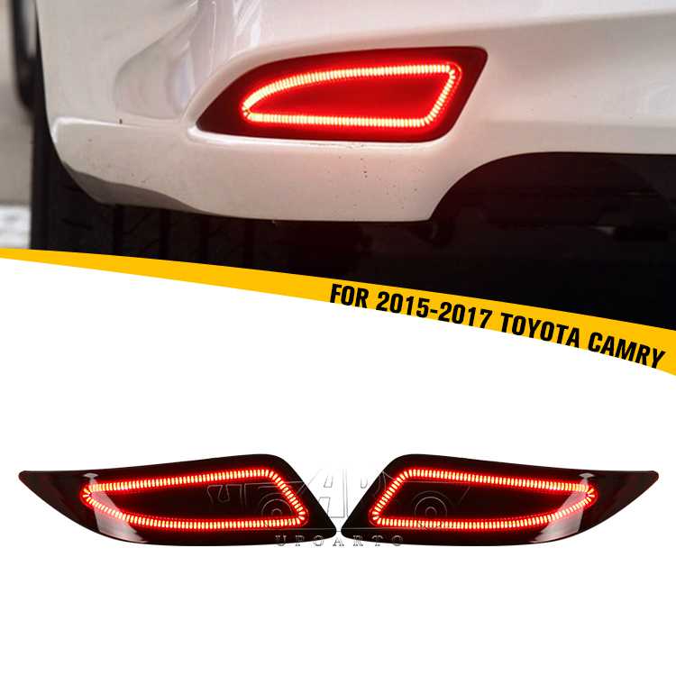2015-2017 Toyota Camry XV50 Rear Bumper Lamp Turn Signal Reflect