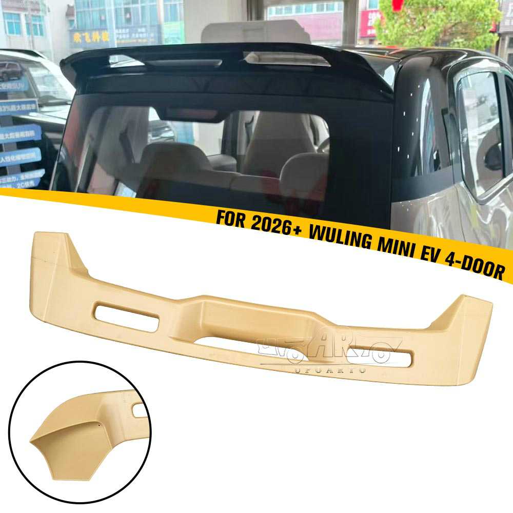 2026+ Wuling Mini EV 4-Door Rear Tailgate Spoiler