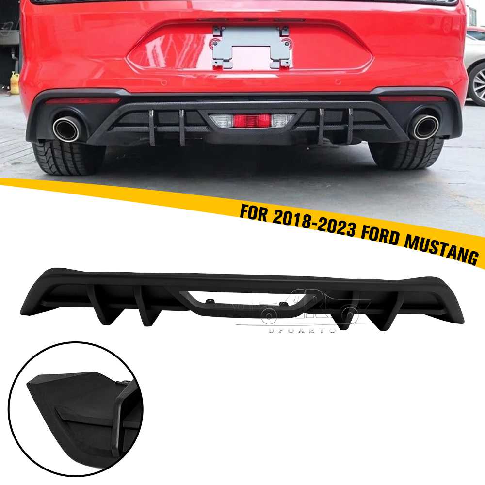 2018-2023 Ford Mustang Rear Bumper Lip Diffuser