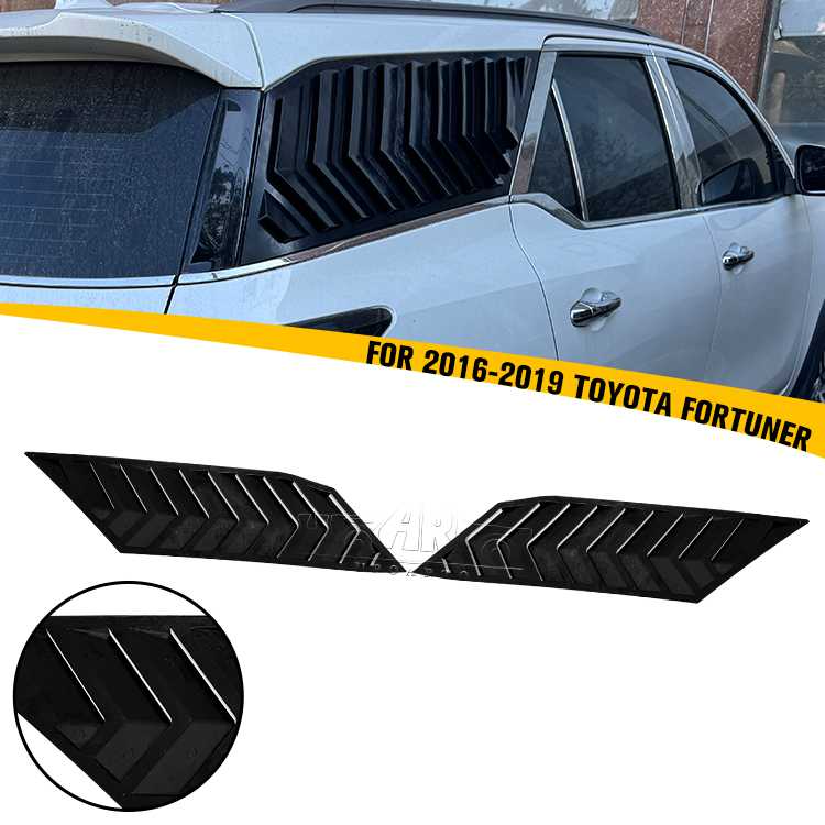 2016-2019 Toyota Fortuner Rear Side Window Louver Trim