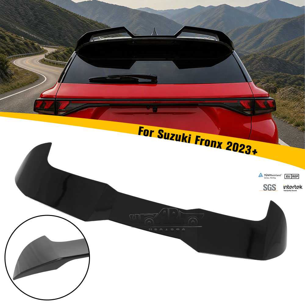 Better New Design 2023+ Suzuki Fronx ABS Rear Roof Spoiler