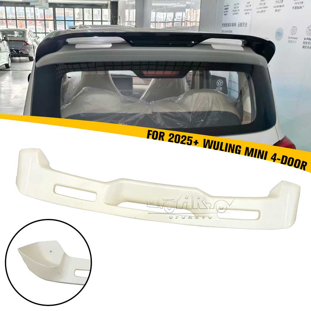2025+ Wuling Mini EV 4-Door Hatchback Car Rear Roof Spoiler