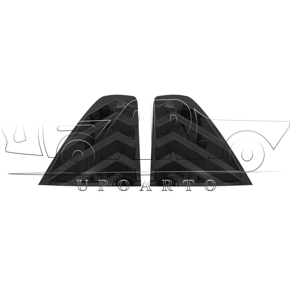 2008-2015 Volkswagen Clásico Bora A4 1J Facelift MK4 Jetta Car Rear Side Window Louver Cover Trim