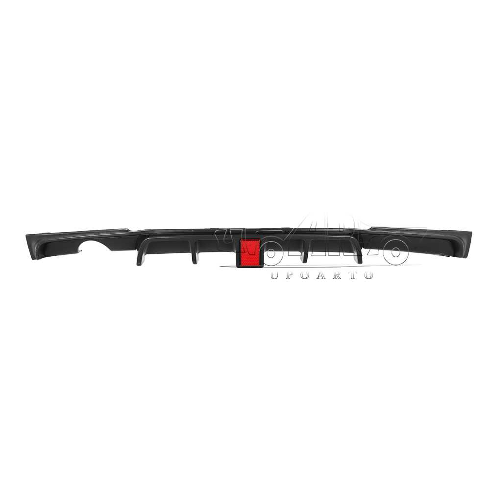 2012-2018 BMW 3 Series F30 M Sport Car Rear Lip Diffuser With Lamp Left 1 Exhaust Pipe