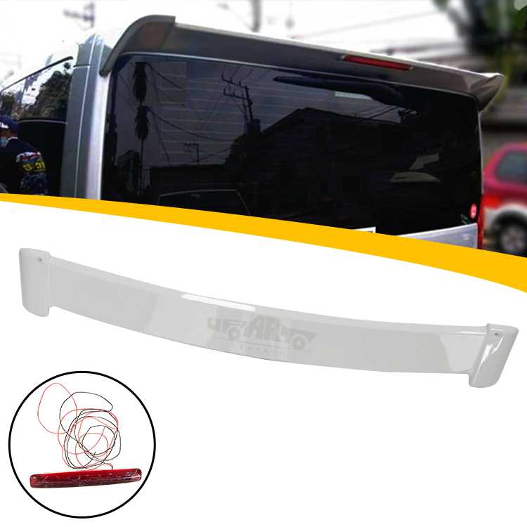 2020 Toyota Hiace Rear Spoiler With Lamp