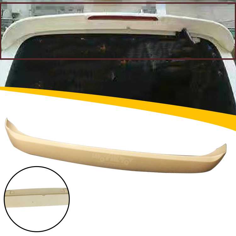 2005-2018 Toyota Hiace Wide Style Rear Spoiler With Lamp