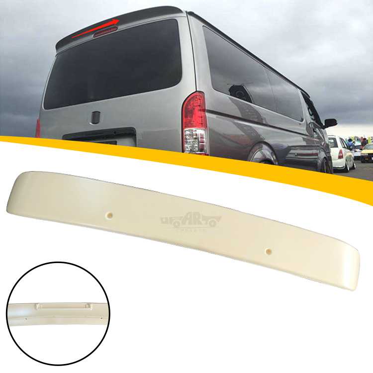 2005-2018 Toyota Hiace Orginal Type Rear Spoiler With Lamp
