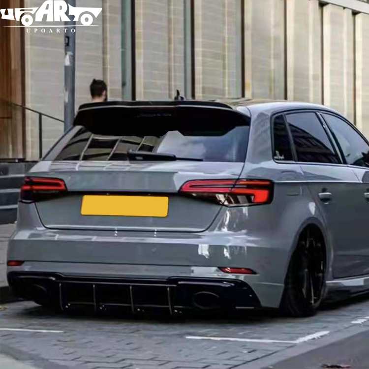 audi a3 spoiler black