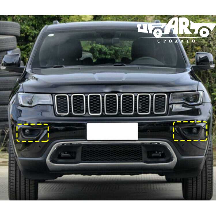 Front Fog Lights Cover Trim For Jeep Grand Cherokee
