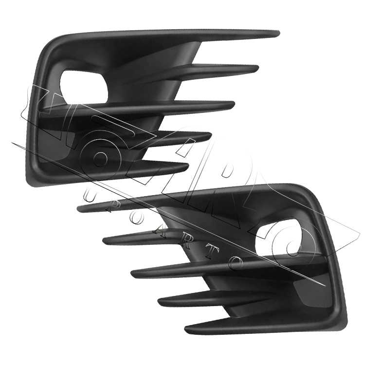 Front Fog Light Lamp Frame Trim For Honda City