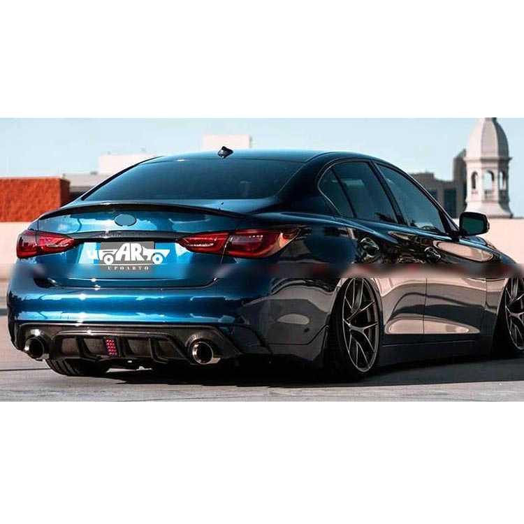 2017 infiniti q50 rear bumper