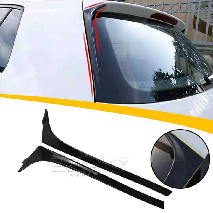 Rear Window Cover Trim Side Wing Spoiler For VW Golf 7 Mk7