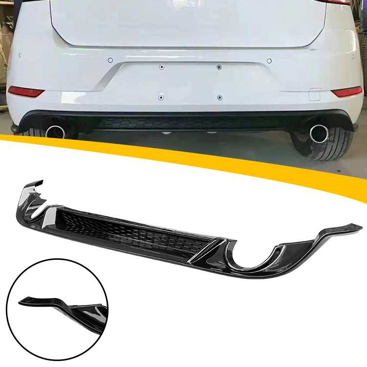 Rear Bumper Lip Diffuser For Volkswagen GOLF 7.5 MK7.5 GTI