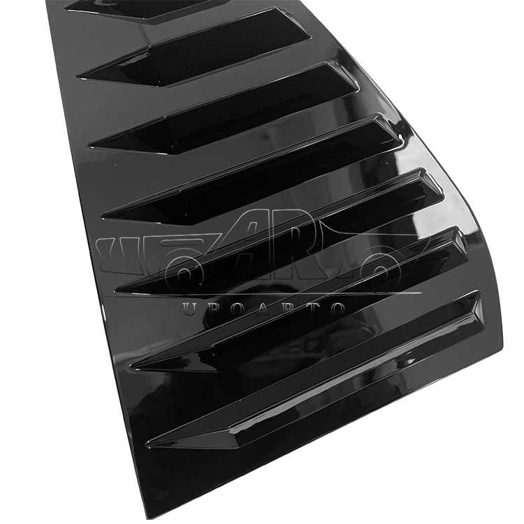 Rear Window Louver Cover Trim For Volkswagen Golf 6 MK6 2010