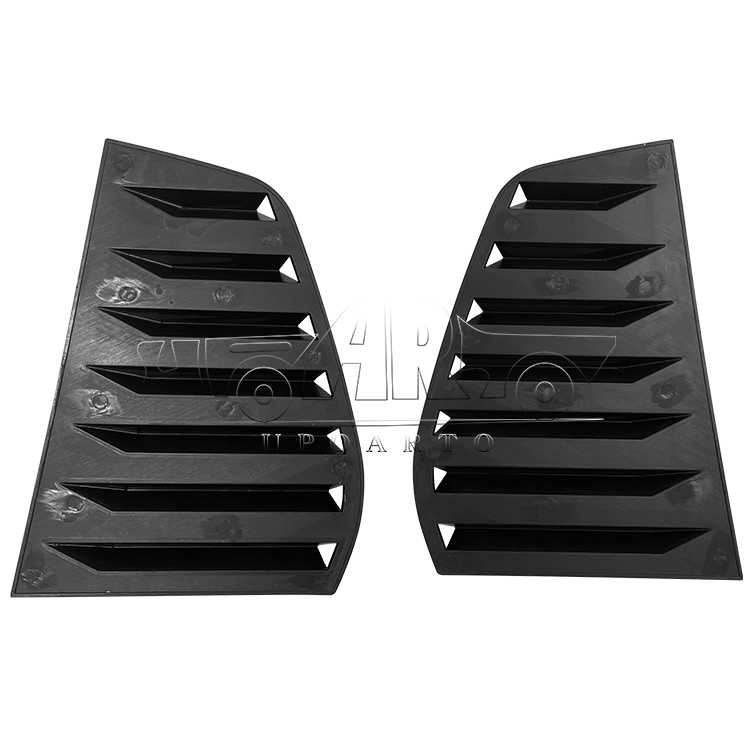 Rear Window Louver Cover Trim For Volkswagen Golf 6 MK6 2009