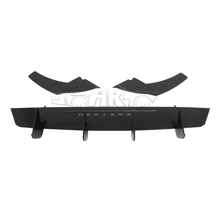 golf mk8 rear bumper carbon fiber