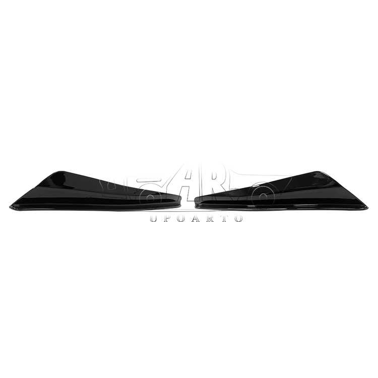 golf 8 front bumper canards black