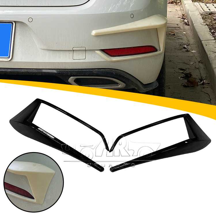 Rear Fog Lights Cover Trim Frame For Volkswagen Golf 7.5 Mk7.5