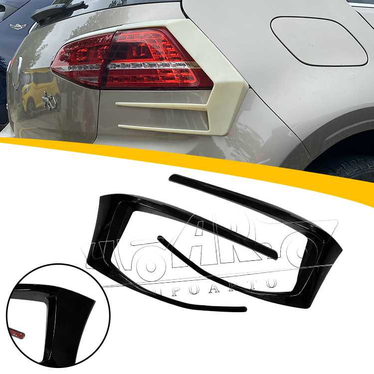 Volkswagen Golf 7 MK7 Back Fog Lights Lamp Cover Trim Frame