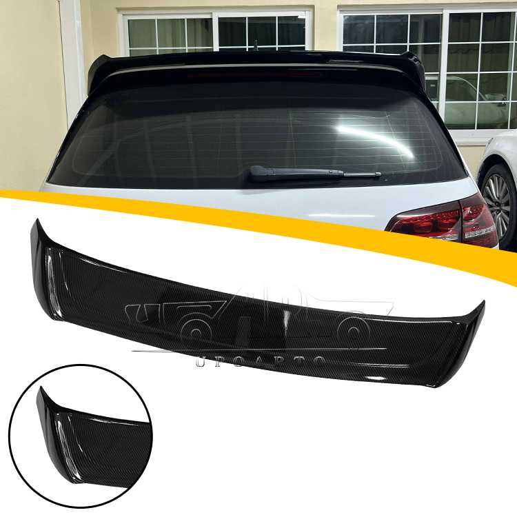 Rear Top Edge Spoiler For Volkswagen Golf 7.5 R line 2017+