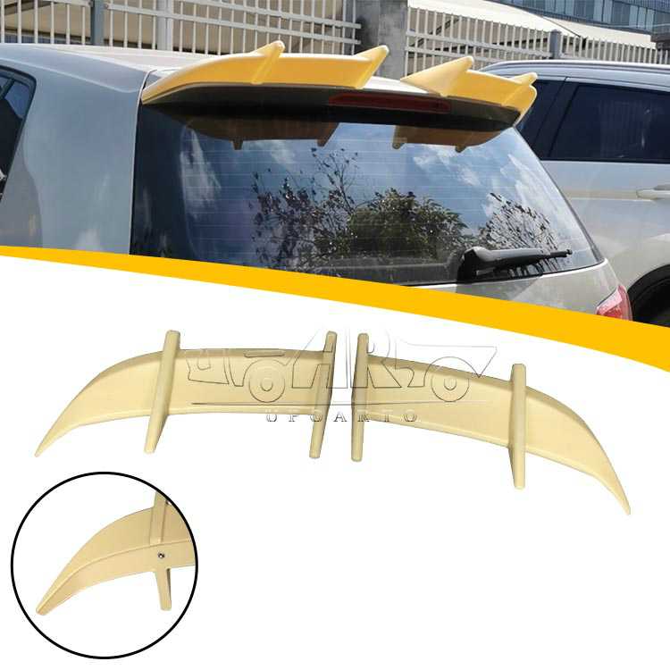For Volkswagen Golf 7.5 MK7.5 Ak Style Car Rear Trunk Spoilers