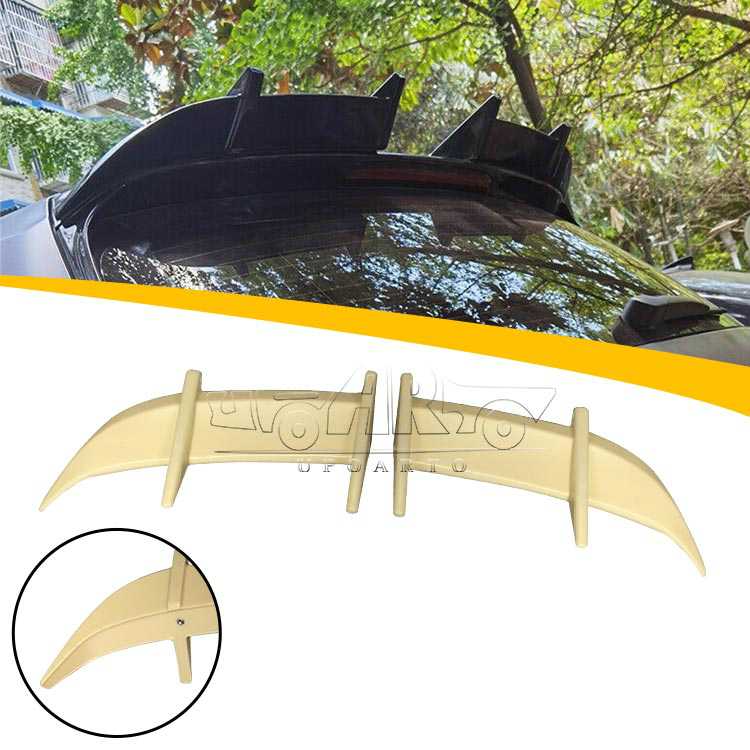 2PCS Ak Style Rear Boot Spoiler For Volkswagen Golf 7 MK7 R line