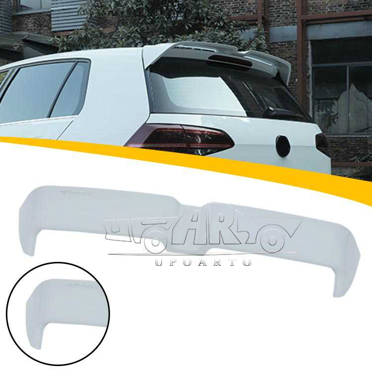 VW Golf 7.5 MK7.5 R-Line 12-17 Oettinger Type Roof Spoiler Glossy Black