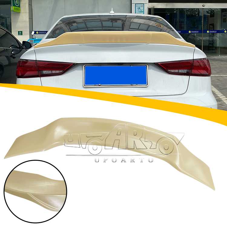 R Style Rear Wing Spoiler For Audi A3 8V Sedan 2014-2020