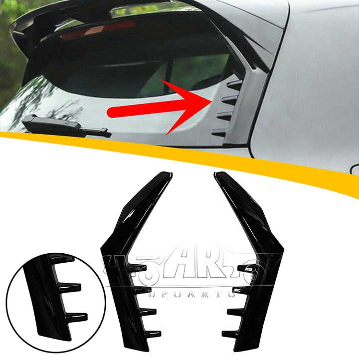 Golf 8 Rear side Spoiler