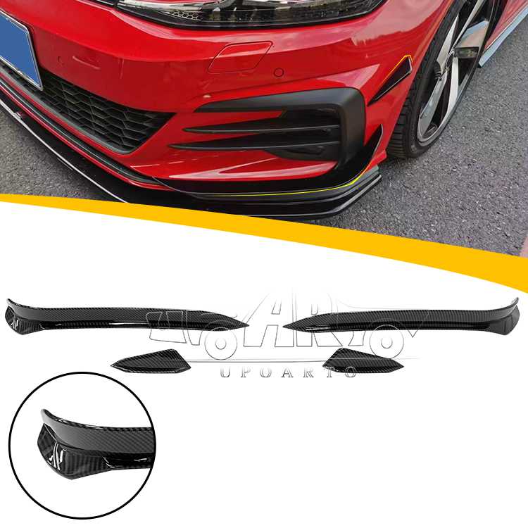For Volkswagen Golf 7.5 GTI RZ Front Bumper Spoiler Blade Trim