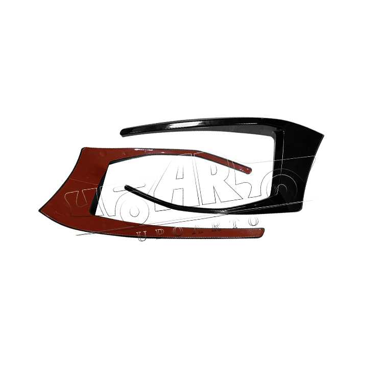 Rear Fog Lights Lamp Cover Trim Frame For VW Golf 7