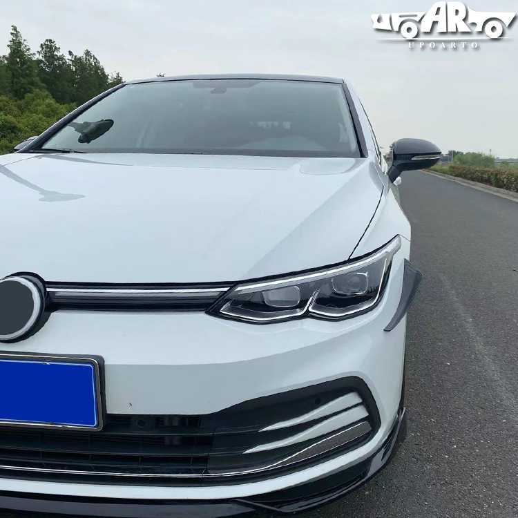 golf mk8 front bumper fins trim