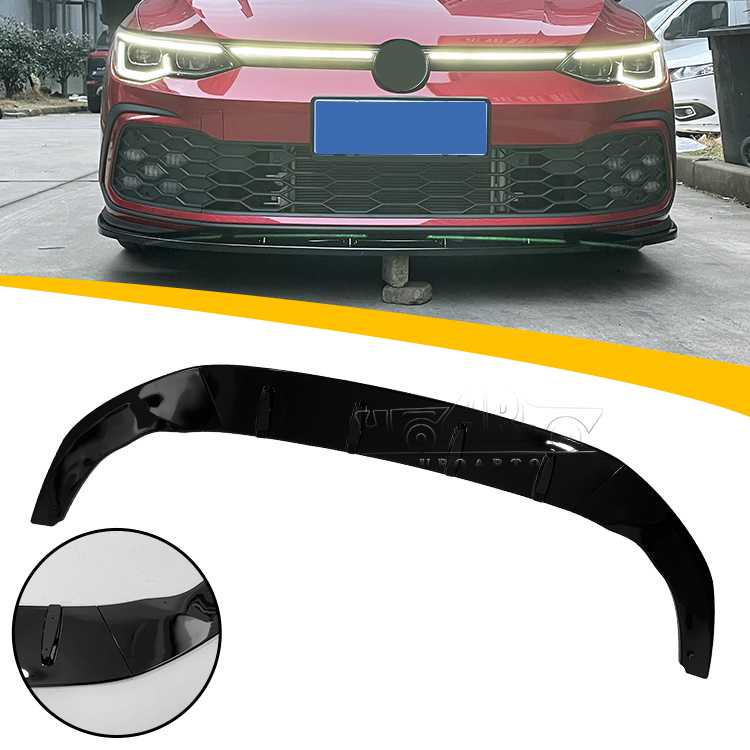 Volkswagen Golf 8 MK8 GTI 3 Pieces Front Lip Splitters Bumper