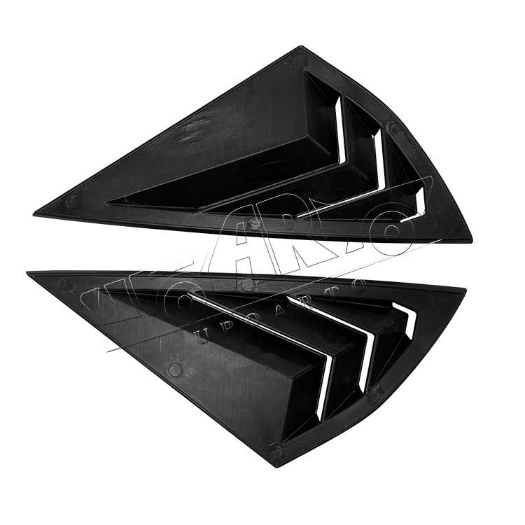 mustang mach-e rear louvers window