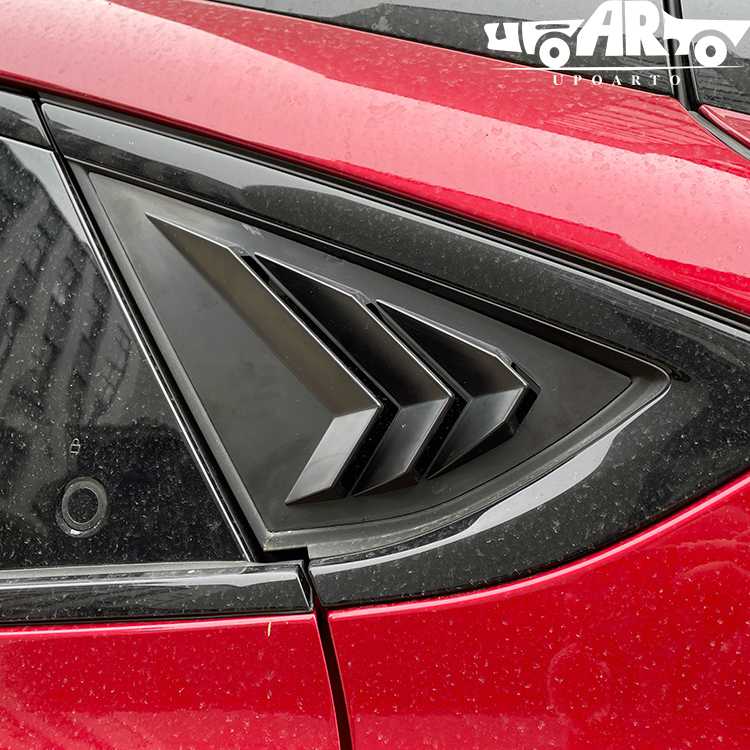 mustang mach-e rear louvers spoiler