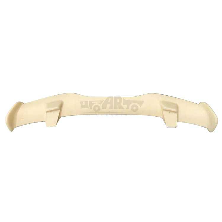 universal type silver tuning car spoiler