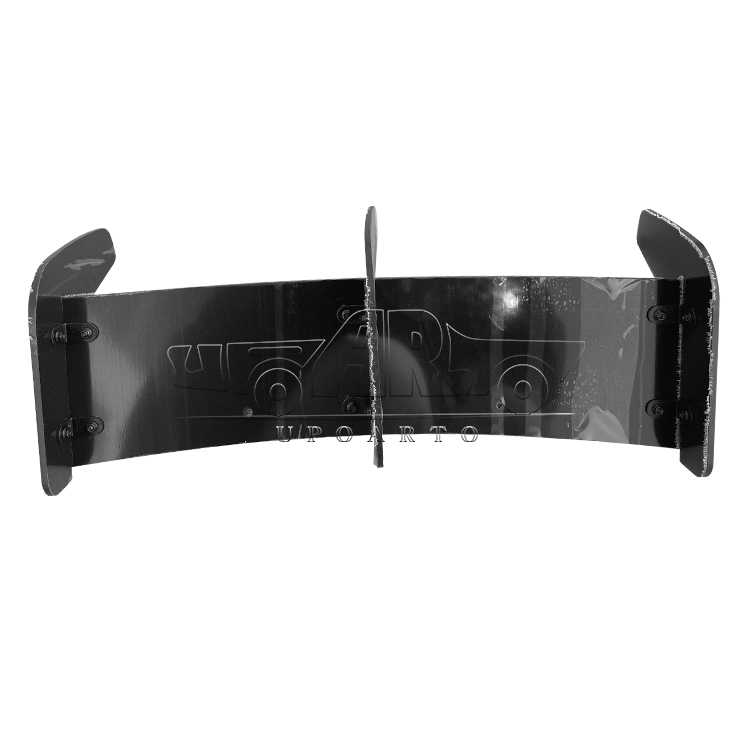 rear bumper spoiler for polo