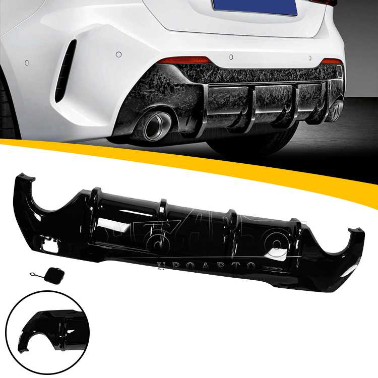 MP Rear Diffuser Lip For BMW 1 Series F40 Hatchback 2019-2022