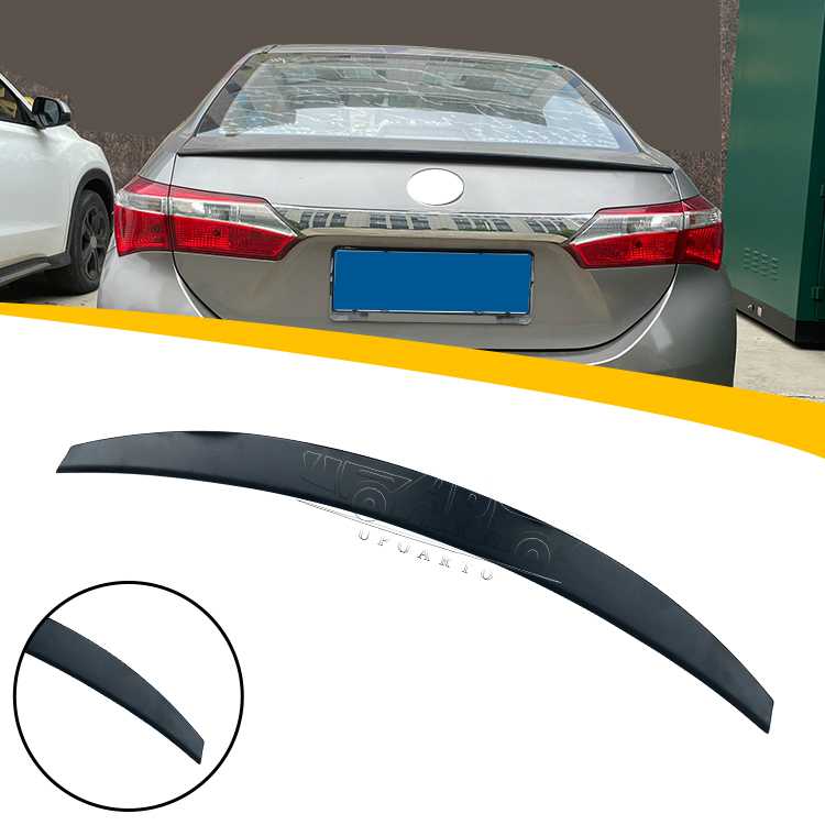 For Toyota Corolla Sedan Rear Spoiler Taiwan Style 2014-2018