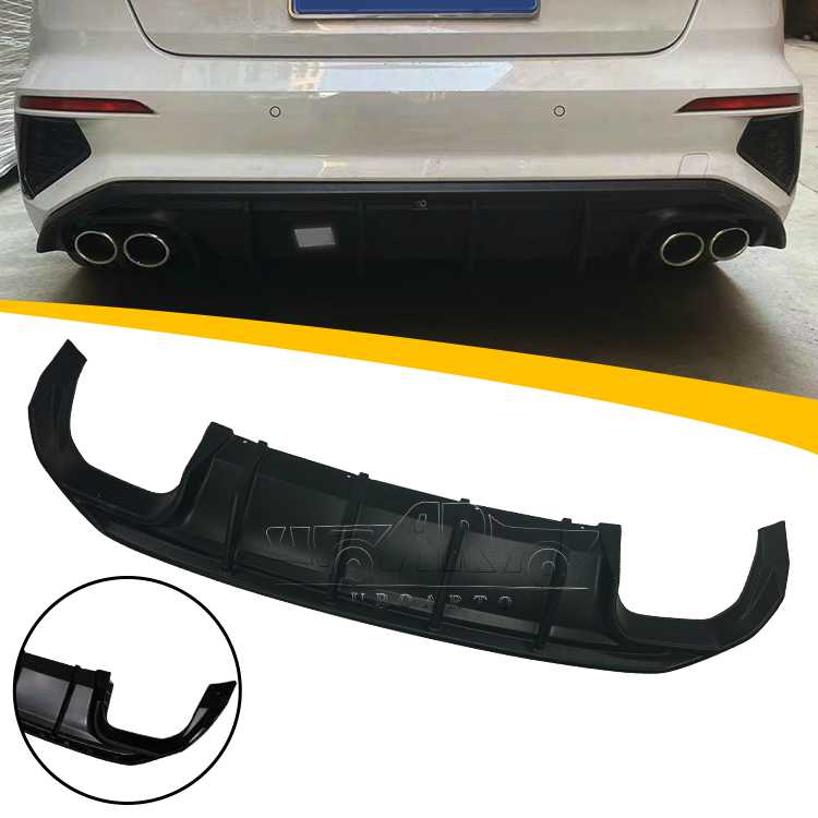 Rear Bumper Splitter Lip Diffuser For Audi A3 S3 8Y Sedan 2021+
